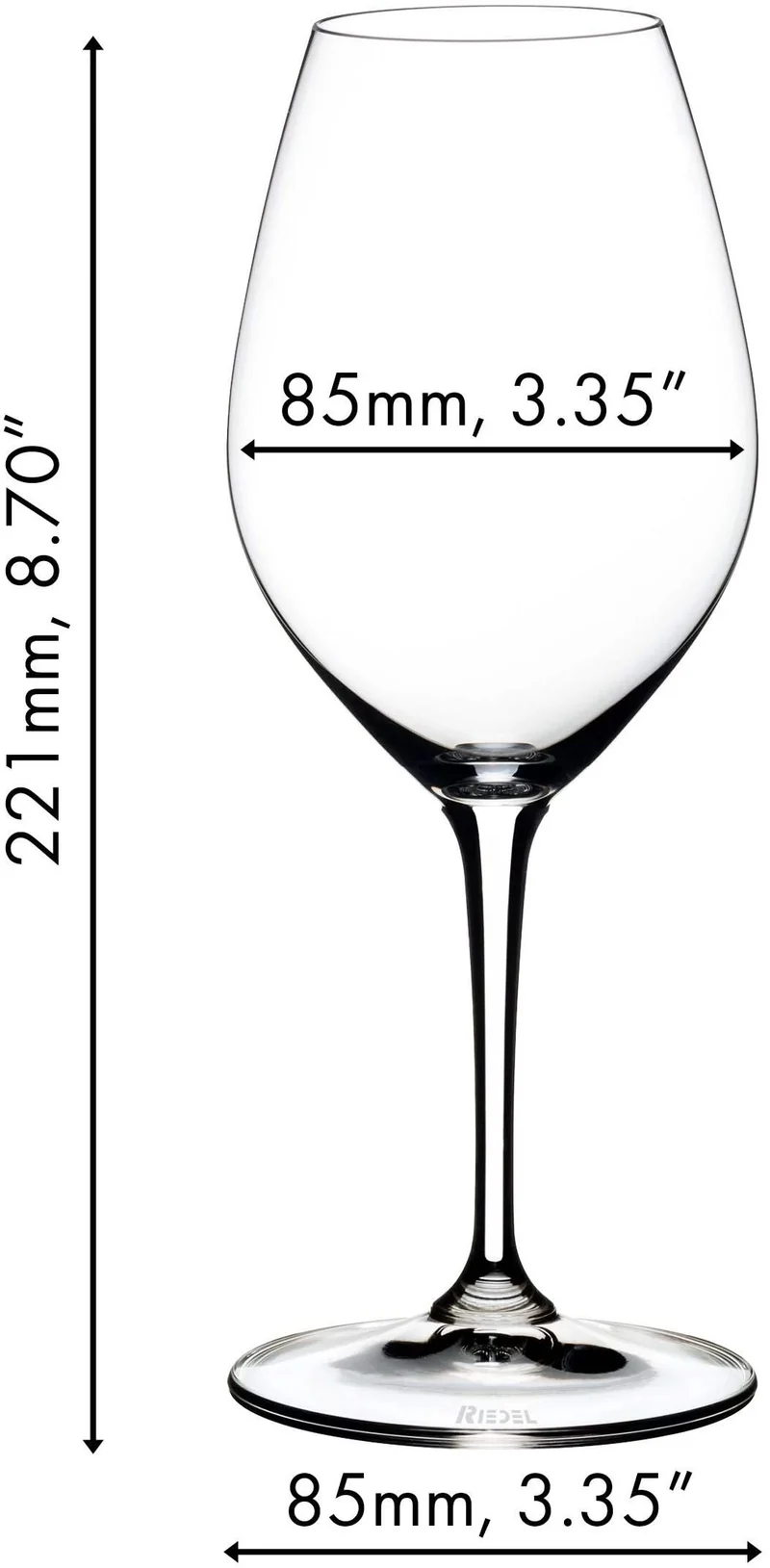 Set de verres à vin Riedel - Verres à champagne - WineFriendly - 440ml - 4pièces