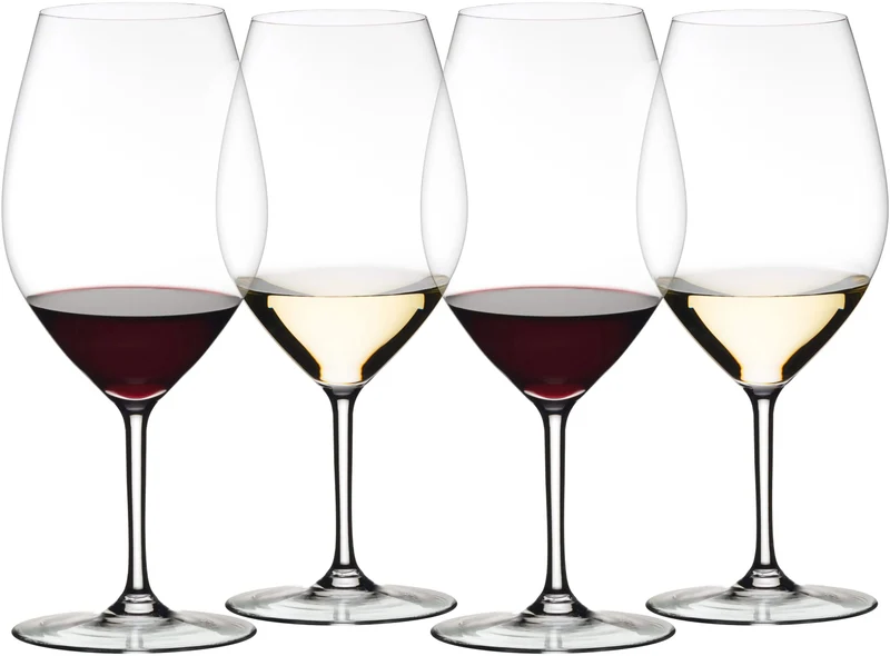 Ensemble de verres a vin Riedel - en cristal - Wine Friendly - 995 ml - 4 pièces