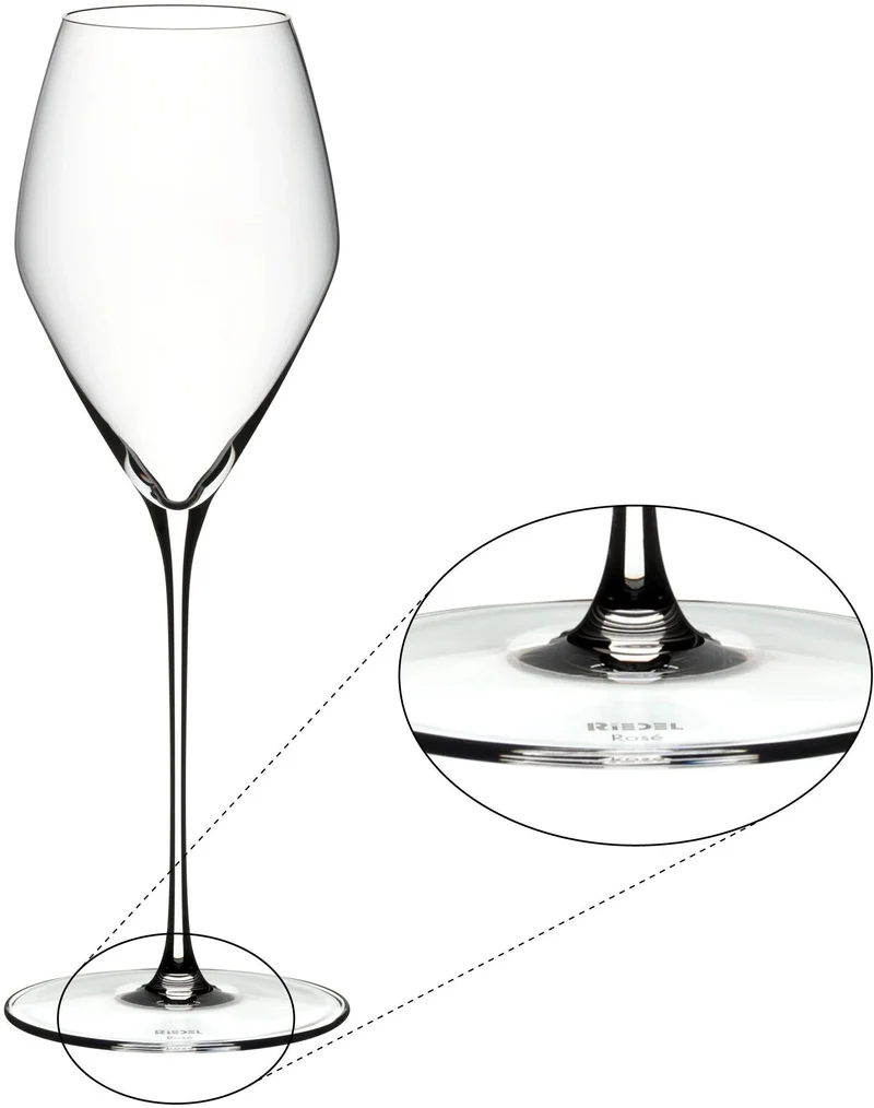 Ensemble de verres à vin Riedel - Verres à vin rosé - Veloce - 350 ml - 2 pièces