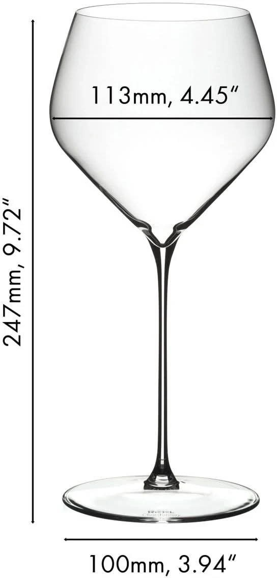 Set de verres a vin Riedel - Verres a vin blanc - Veloce - 690 ml - 2 pieces