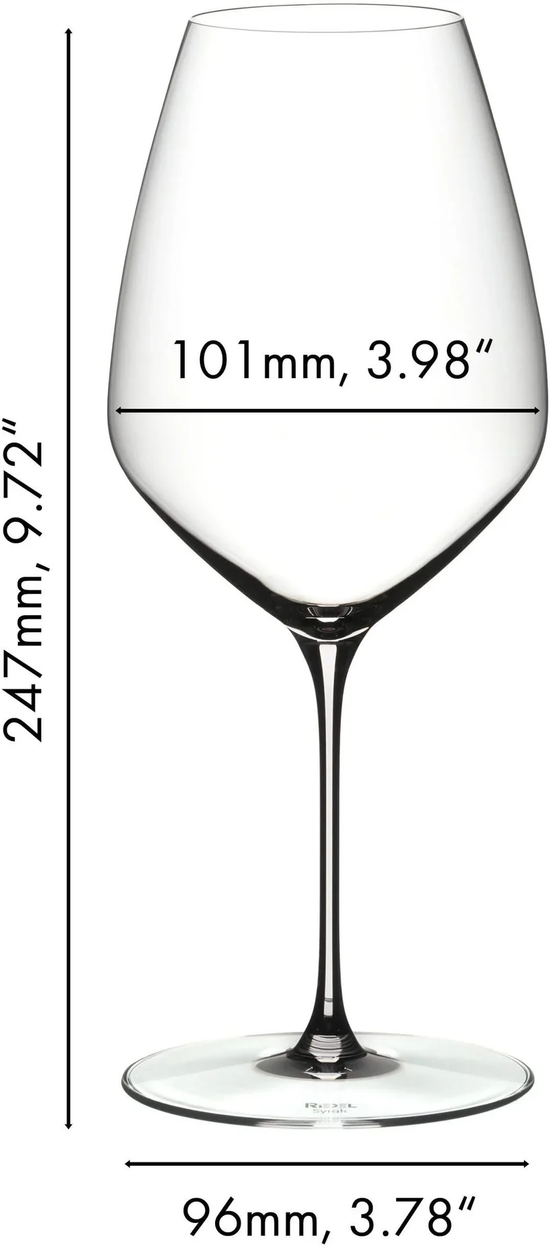 Set de verres a vin Riedel - Verres a vin rouge - Veloce - 720 ml - 2 pièces
