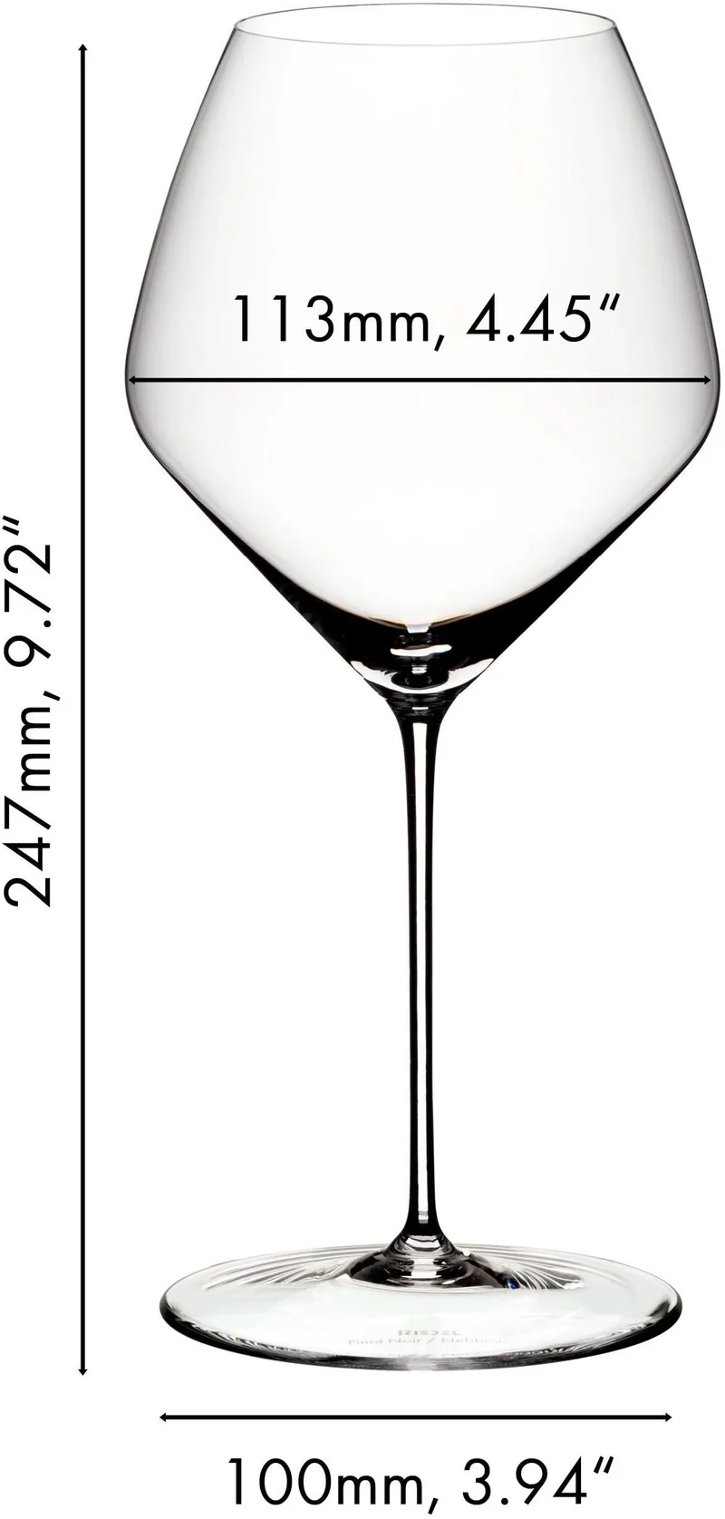 Ensemble de verres a vin Riedel - Verres a vin rouge - Veloce - 763ml - 2 pièces