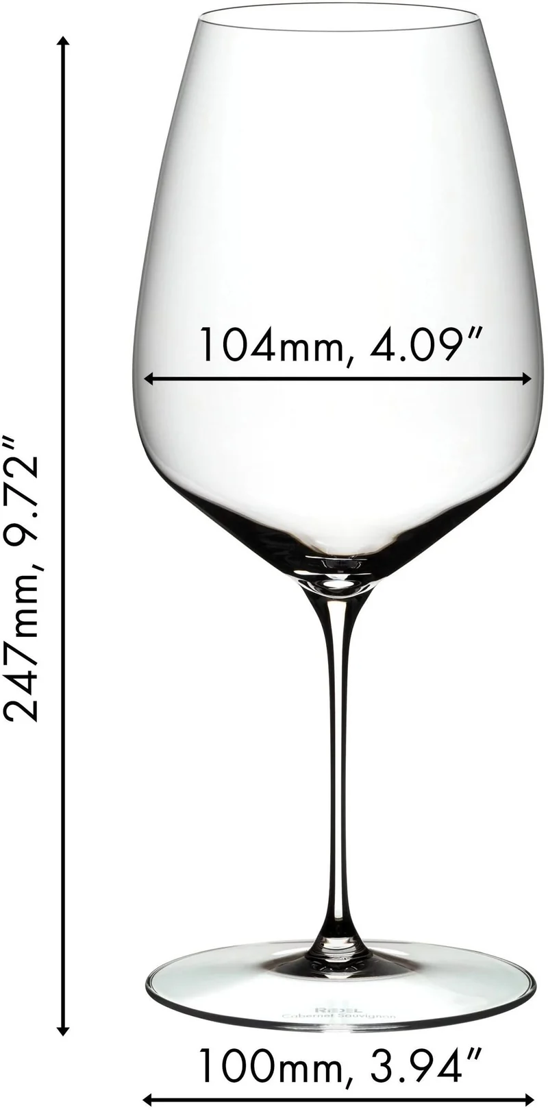 Set de verres à vin Riedel - Verres à vin rouge - Veloce - 829 ml - 2 pièces