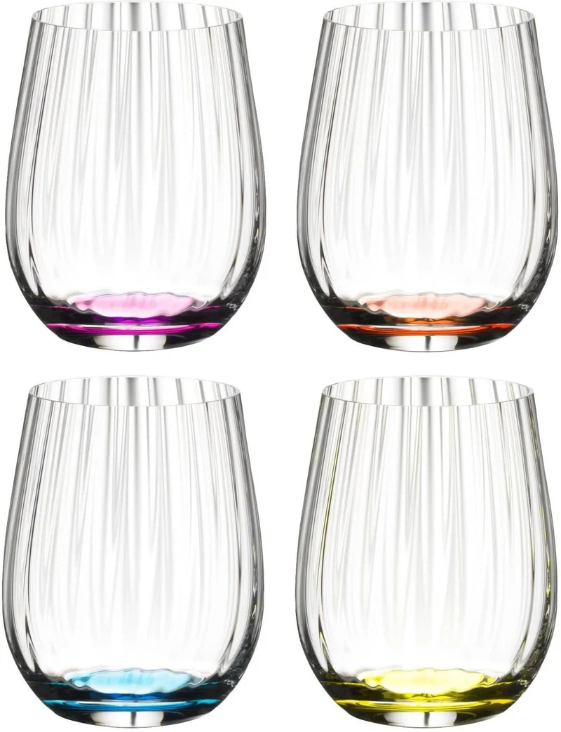 Ensemble de verres a eau Riedel - Tumbler - Happy O - 337 ml - 4 pièces