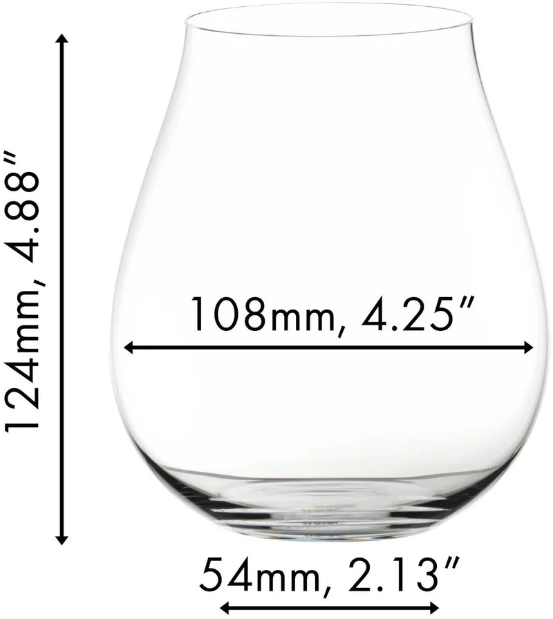 Ensemble de verres à vin Riedel - Verres à vin rouge - O Wine - 762ml - 2 pièces