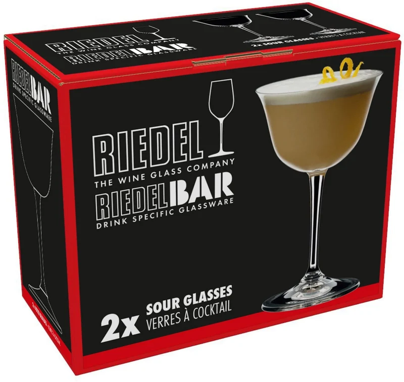 Ensemble de verres à cocktail Riedel - Verre Sour - Sour - 220 ml - 2 pièces