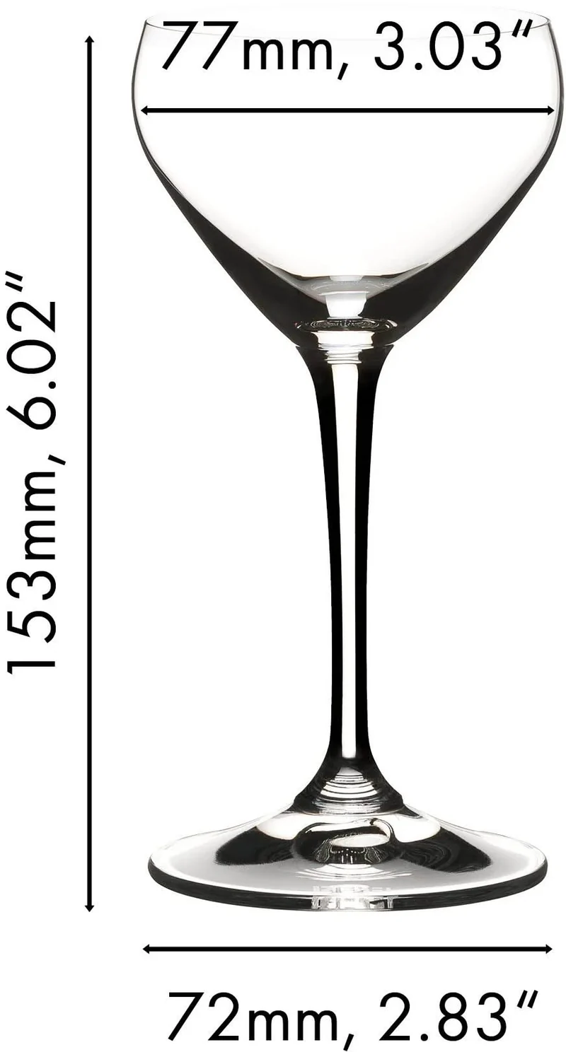 Ensemble de verres a cocktail Riedel - Nick et Nora - Drink - 140 ml - 2 pièces
