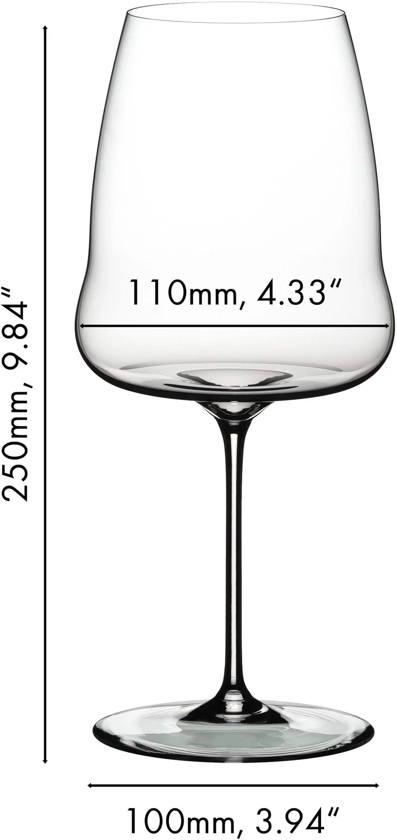 Verre à vin rouge Riedel - Syrah - Winewings - 865 ml - en cristal