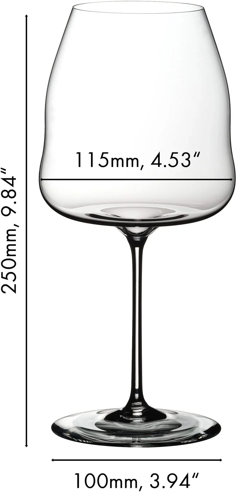 Verre à vin rouge Riedel - Pinot Noir - Winewings - en cristal - 950 ml