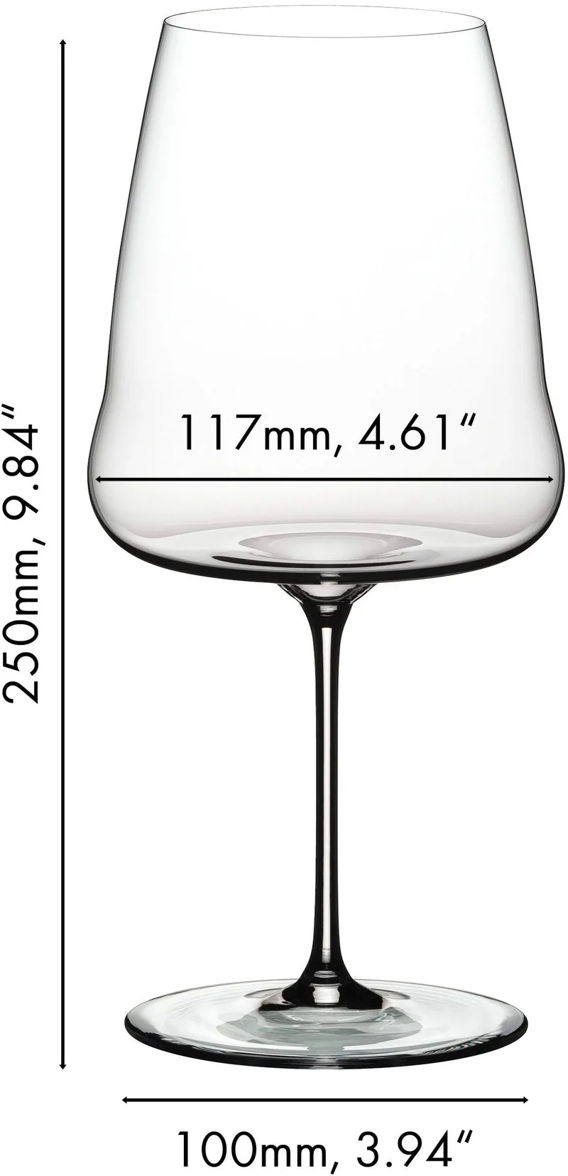 Verre à vin rouge Riedel - Cabernet Sauvignon - Winewings - 1002 ml