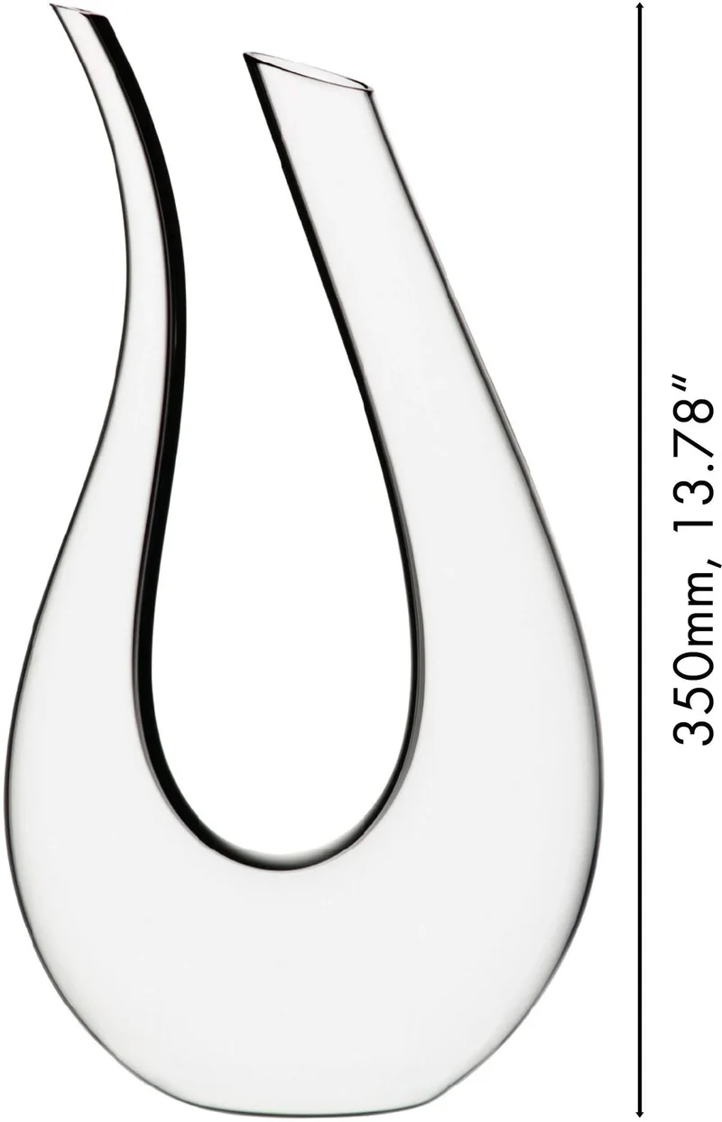 Carafe à décanter Riedel - Décanteur à vin - Amadeo Black Tie - 750 ml