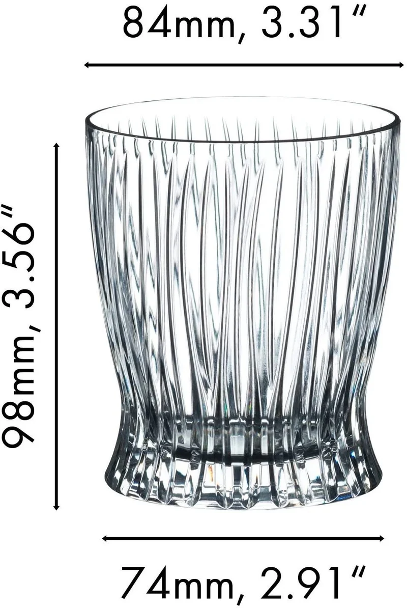 Ensemble de verres à whisky Riedel - Gobelet - Fire - 295 ml - 2 pièces