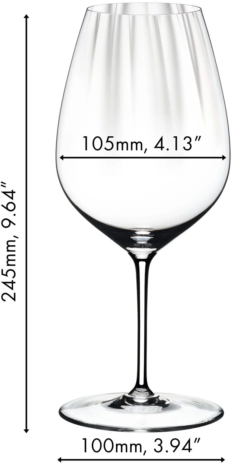 Set de verres a vin Riedel - Verres a vin rouge - Performance - 834ml - 2 pièces