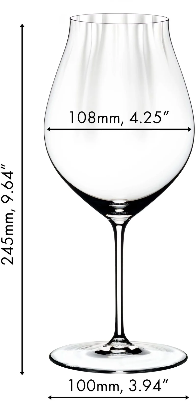 Ensemble de verres a vin Riedel - Pinot Noir - Performance - 830 ml - 2 pièces
