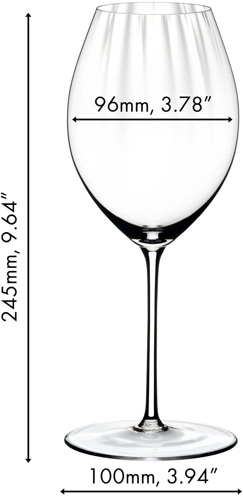 Set de verres a vin Riedel - Syrah / Shiraz - Performance - 631 ml - 2 pièces