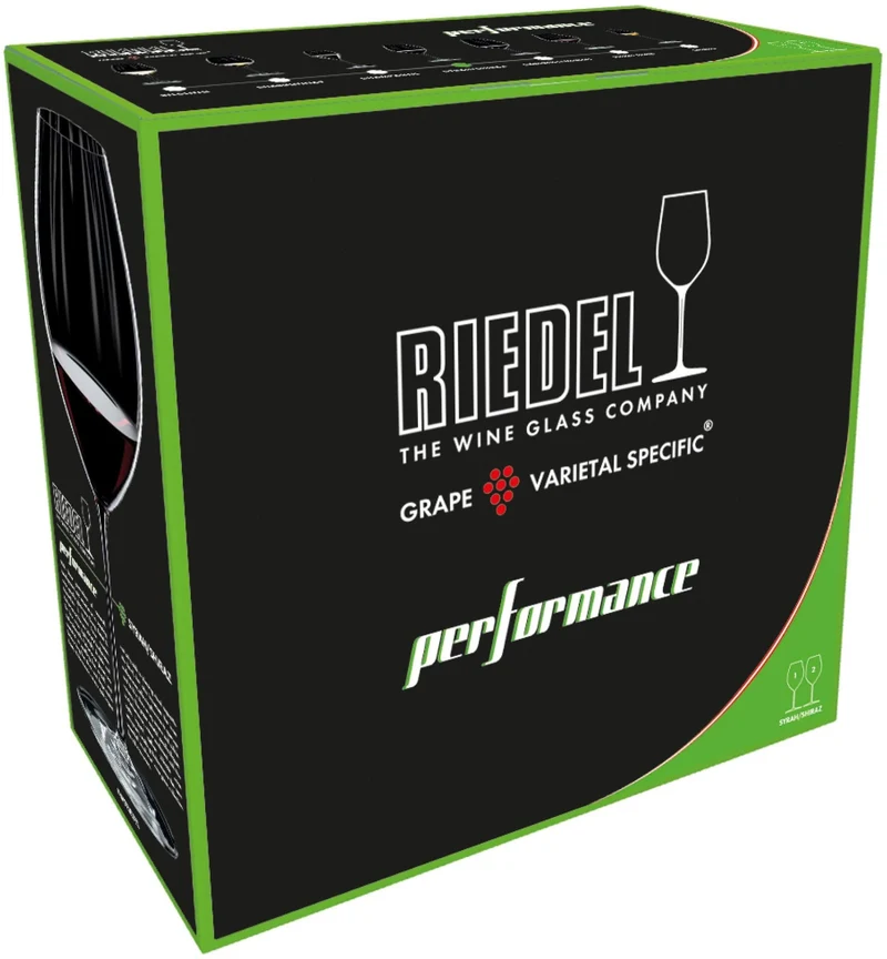 Set de verres a vin Riedel - Syrah / Shiraz - Performance - 631 ml - 2 pièces