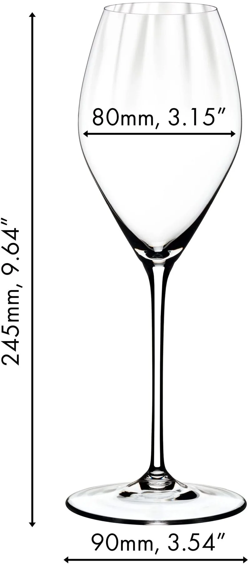 Set de verres à champagne Riedel - Performance - 375 ml - 2 pièces