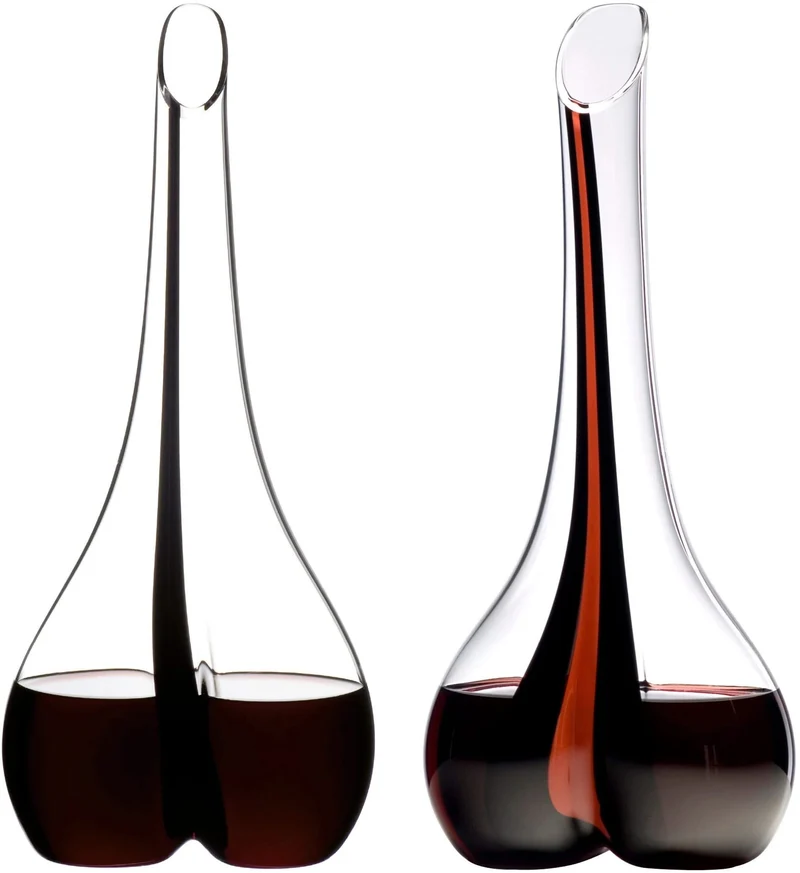 Carafe a decanter Riedel - Decanteur a vin - Black Tie Smile - 750 ml