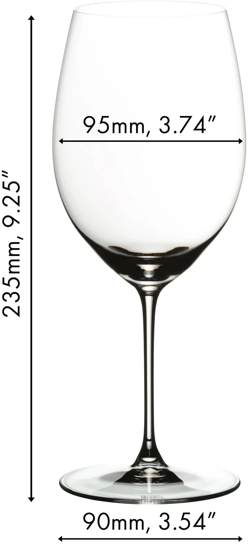 Set de verres a vin Riedel - Verres a vin rouge - Veritas - 709 ml - 2 pieces