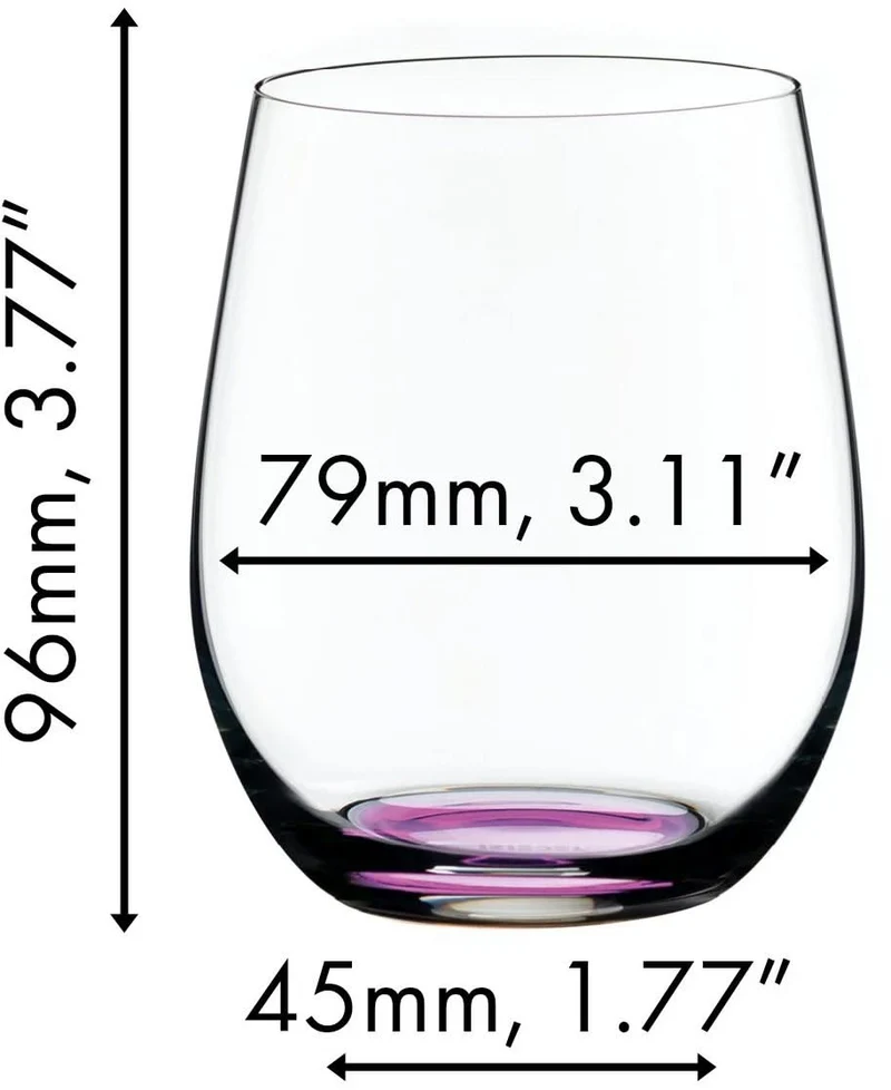Ensemble de verres a whisky Riedel - Gobelet - Happy O - 335 ml - 4 pièces