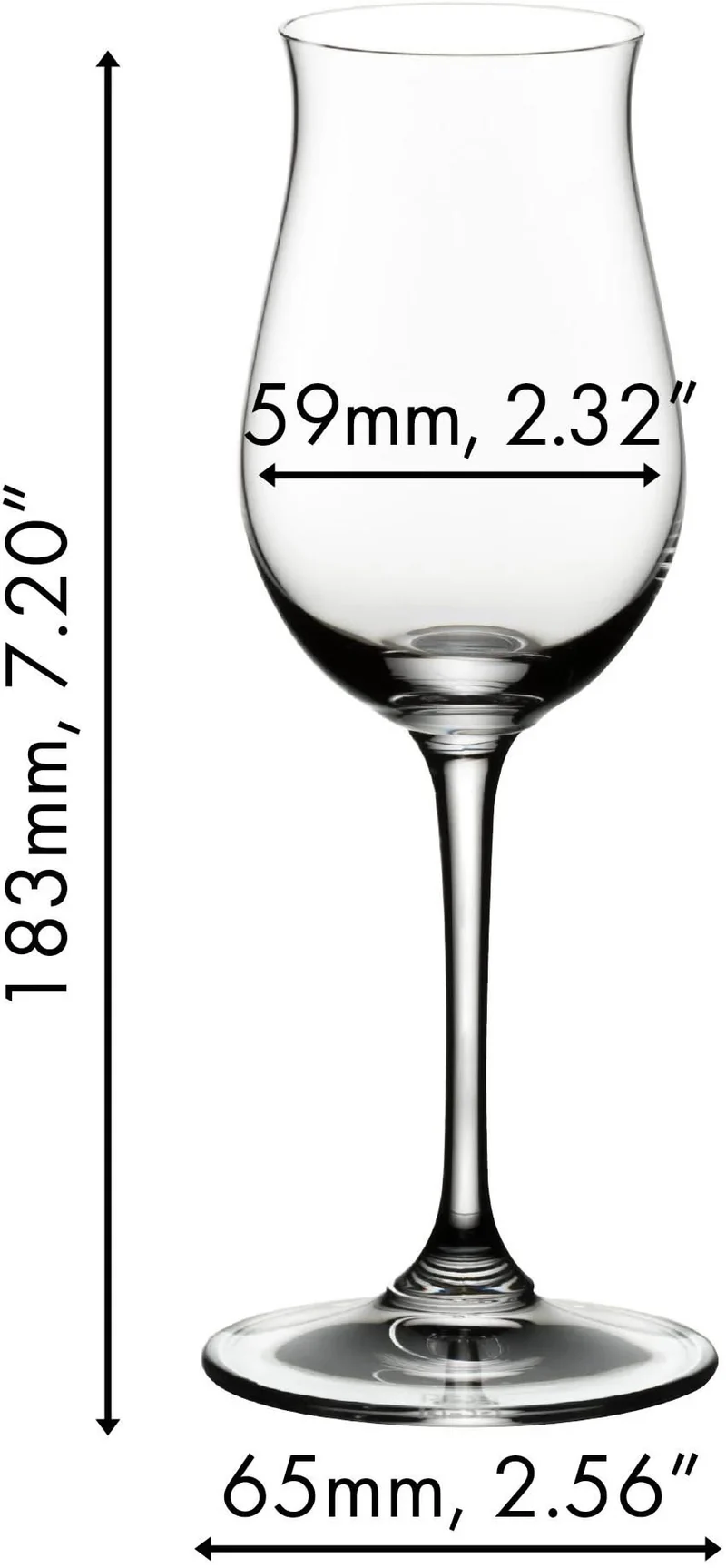 Ensemble de verres à cognac Riedel - Hennessy - Vinum - 170 ml - 2 pièces