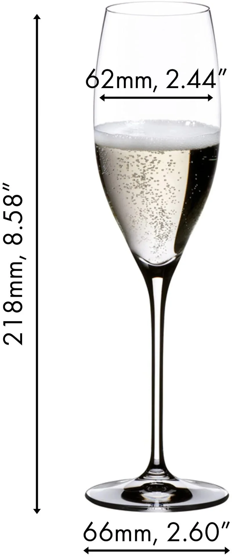 Set de verres a champagne Riedel - Verres a champagne - Vinum - 230ml - 2 pièces