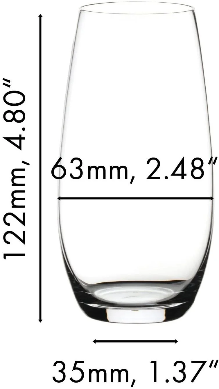 Ensemble de verres à vin Riedel - Verres à champagne - O Wine - 265ml - 2 pièces