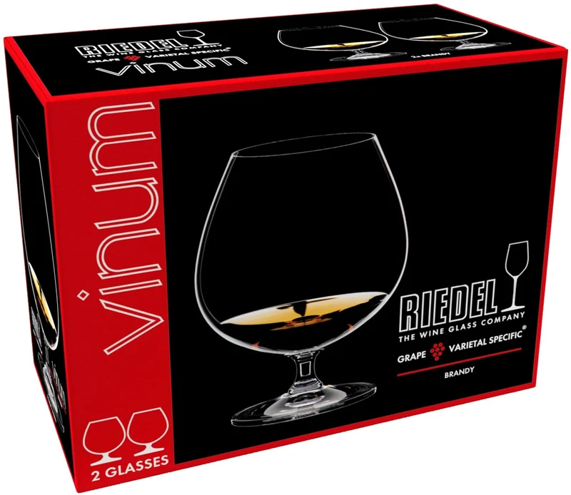 Ensemble de verres a cognac Riedel - Verres a cognac - Vinum - 885 ml - 2 pièces