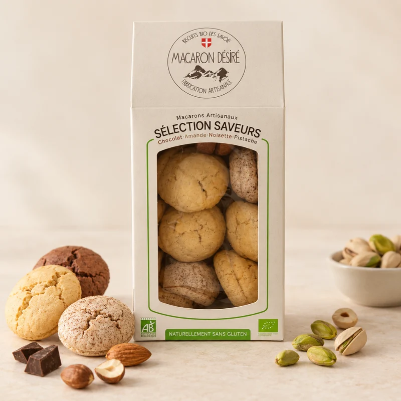 Macarons Artisanaux Sélection Saveurs | 180g