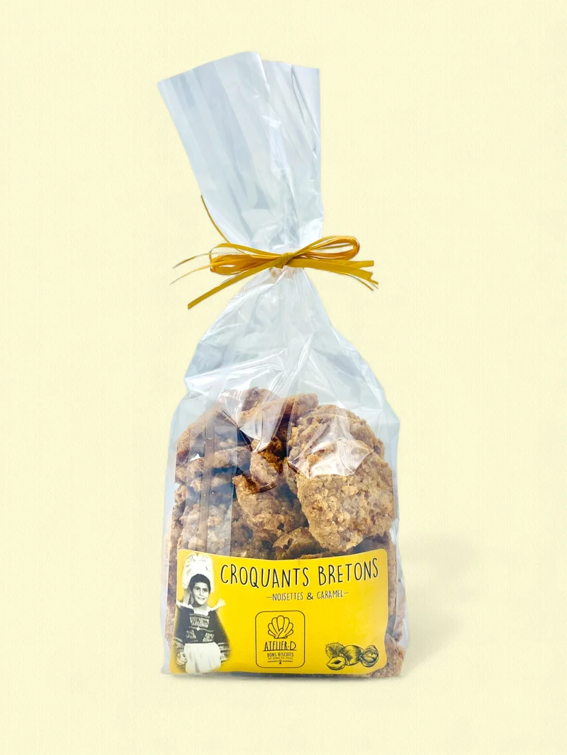 Croquants bretons aux noisettes et caramel