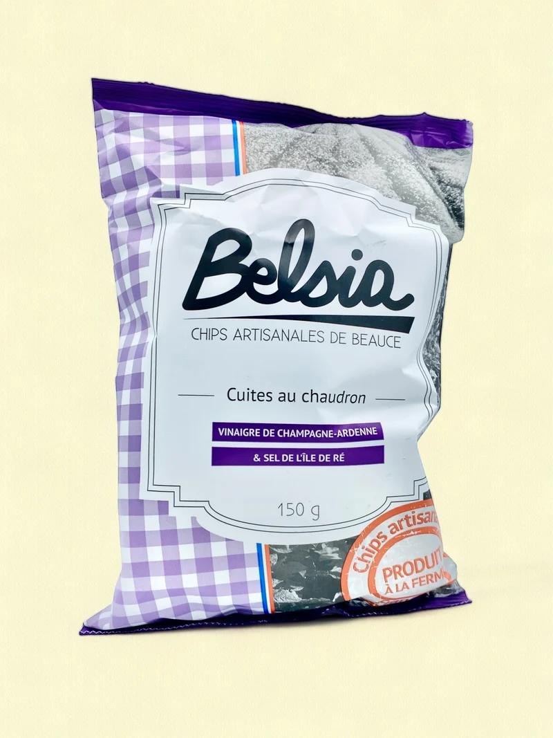 Chips artisanales au vinaigre de Champagne