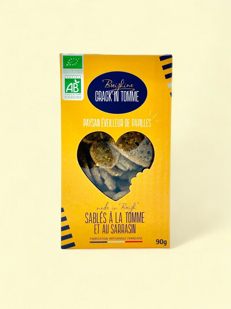 Sablés de sarrasin à la tomme
