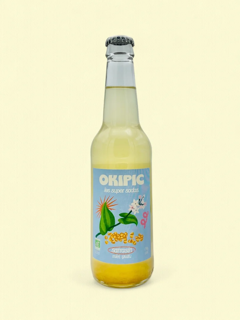 OKIPIC Sarasin, miel, yuzu | Soda artisanale breton
