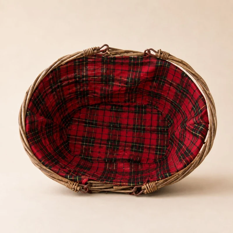 Grand Panier Cadeau Osier