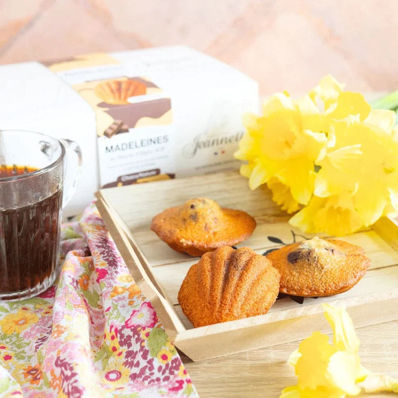 Boîte de 10 Madeleines Choco-Nature | 250g