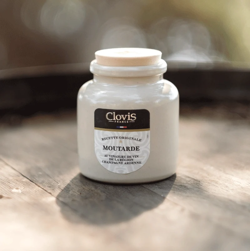 Pot Grès Moutarde au Vinaigre de Vin de la Région Champagne Ardenne | 250g