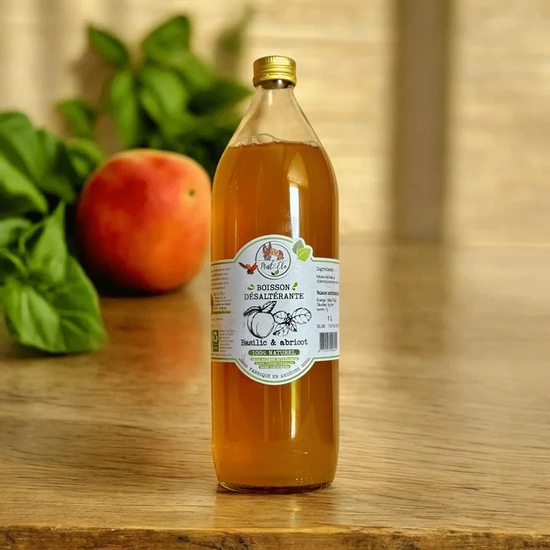 Infusion Glacée Basilic & Abricot | 1l