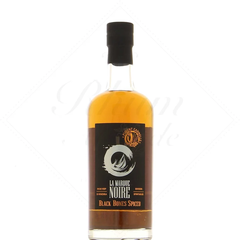 Rhum Arrangé "Black Bones Spiced-Piment cannelle" La Marque Noire