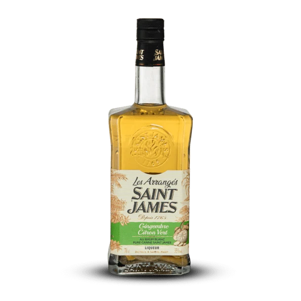 Rhum Arrangé "Gingembre-Citron Vert" Saint James