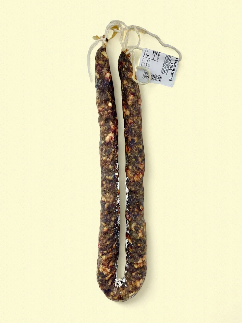 Saucisse sèche de foie