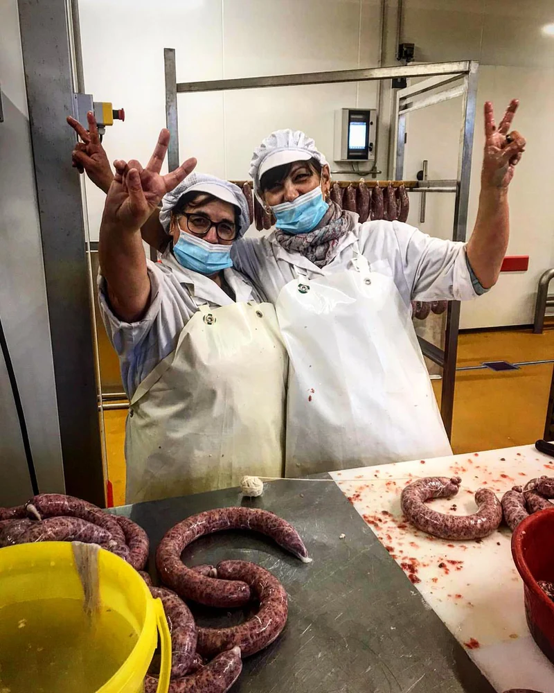 Saucisse sèche de foie