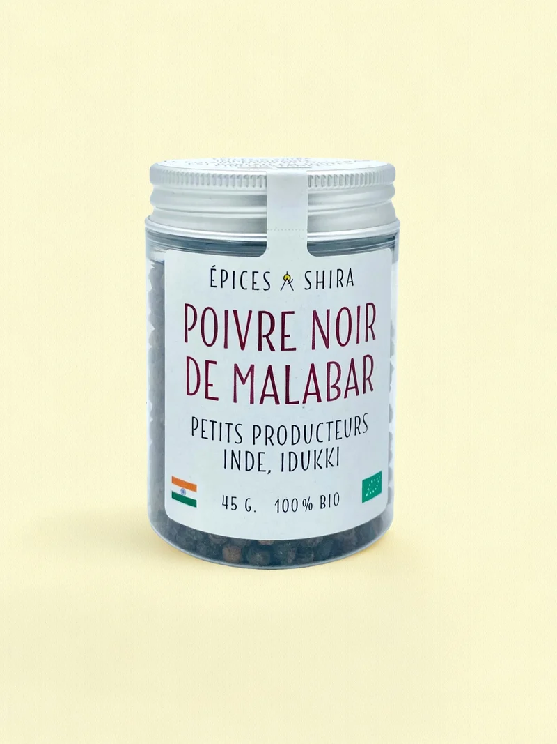 Poivre noir de Malabar en grain