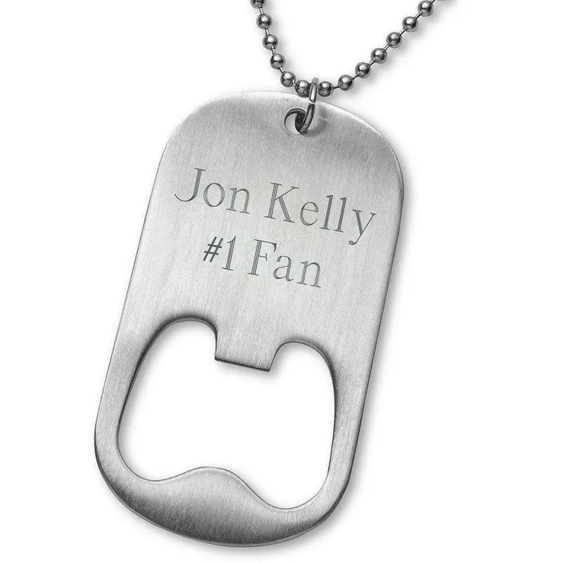 NFL Personalized Necklace Bottle Opener
