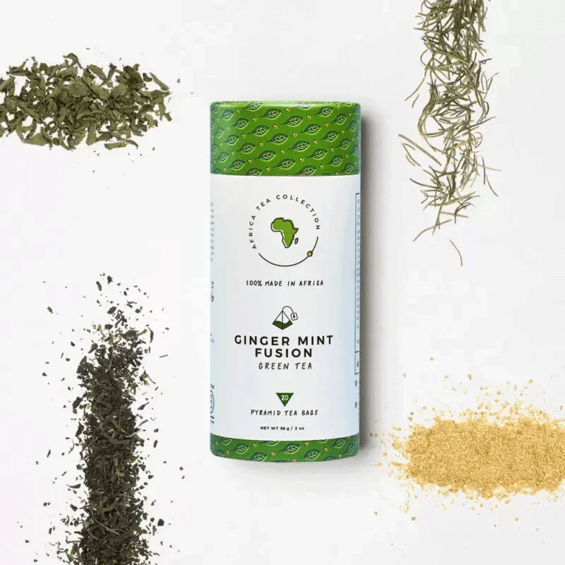 Thé Vert | Ginger Mint | Boîte 20 Sachets