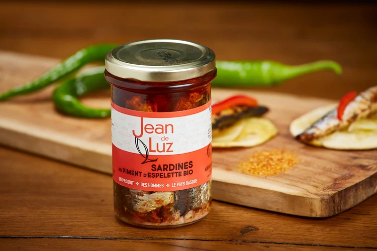 Sardines Sauvages à l'Huile d'Olive et au Piment d'Espelette AOP Bio | 270g