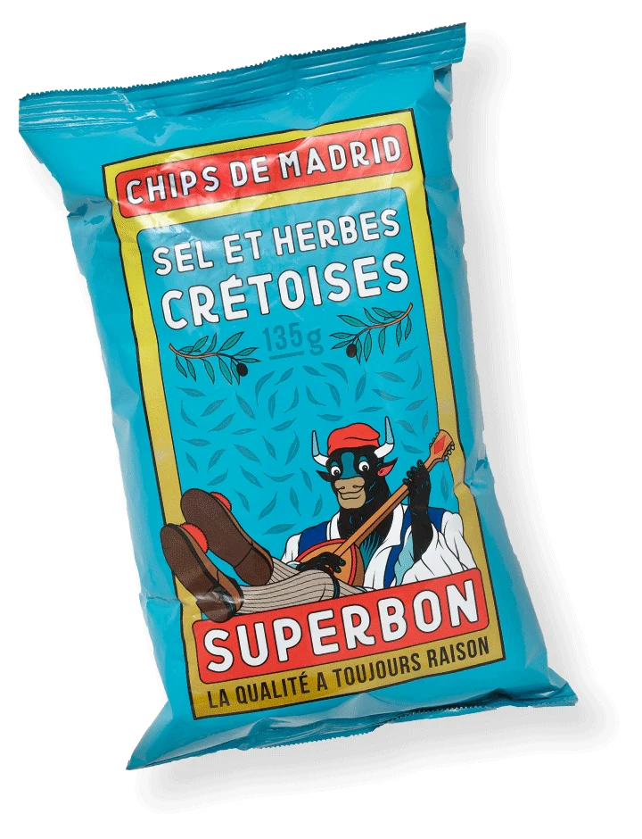 Chips Sel & Herbes Crétoises | 135g