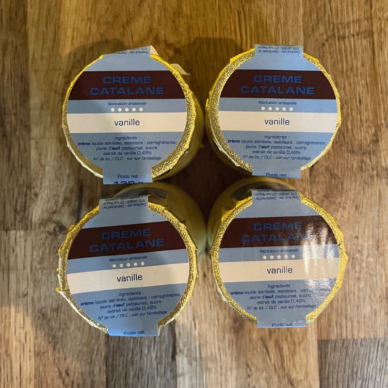 Crème Catalane Vanille | 4 x 130g