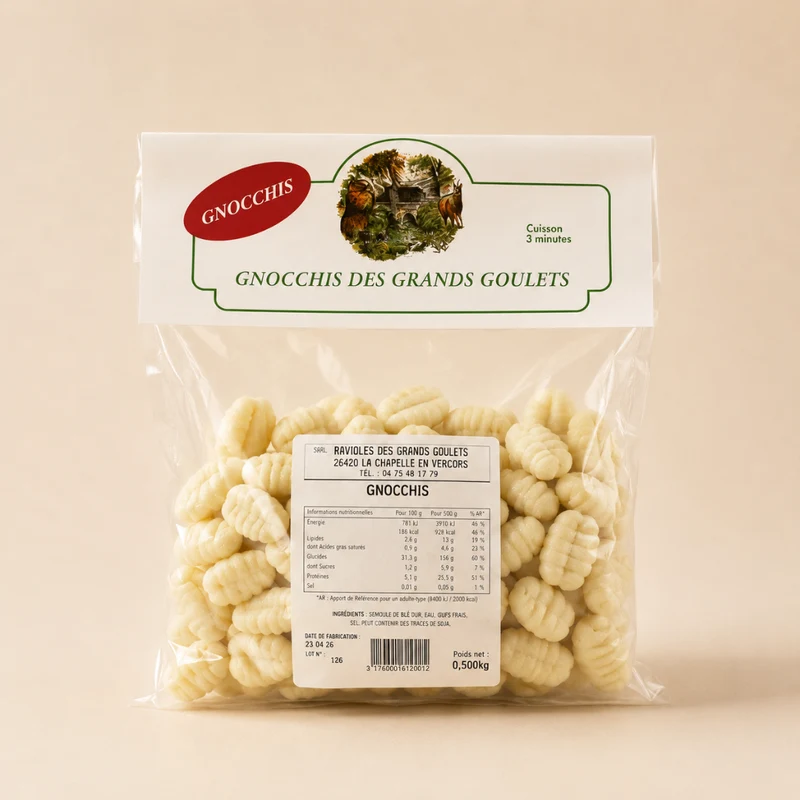 Gnocchis Frais | 500g