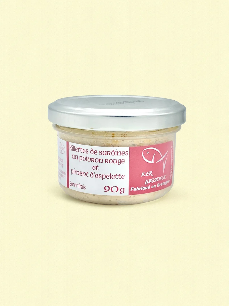 Rillettes de sardines aux poivrons et piment d'espelette