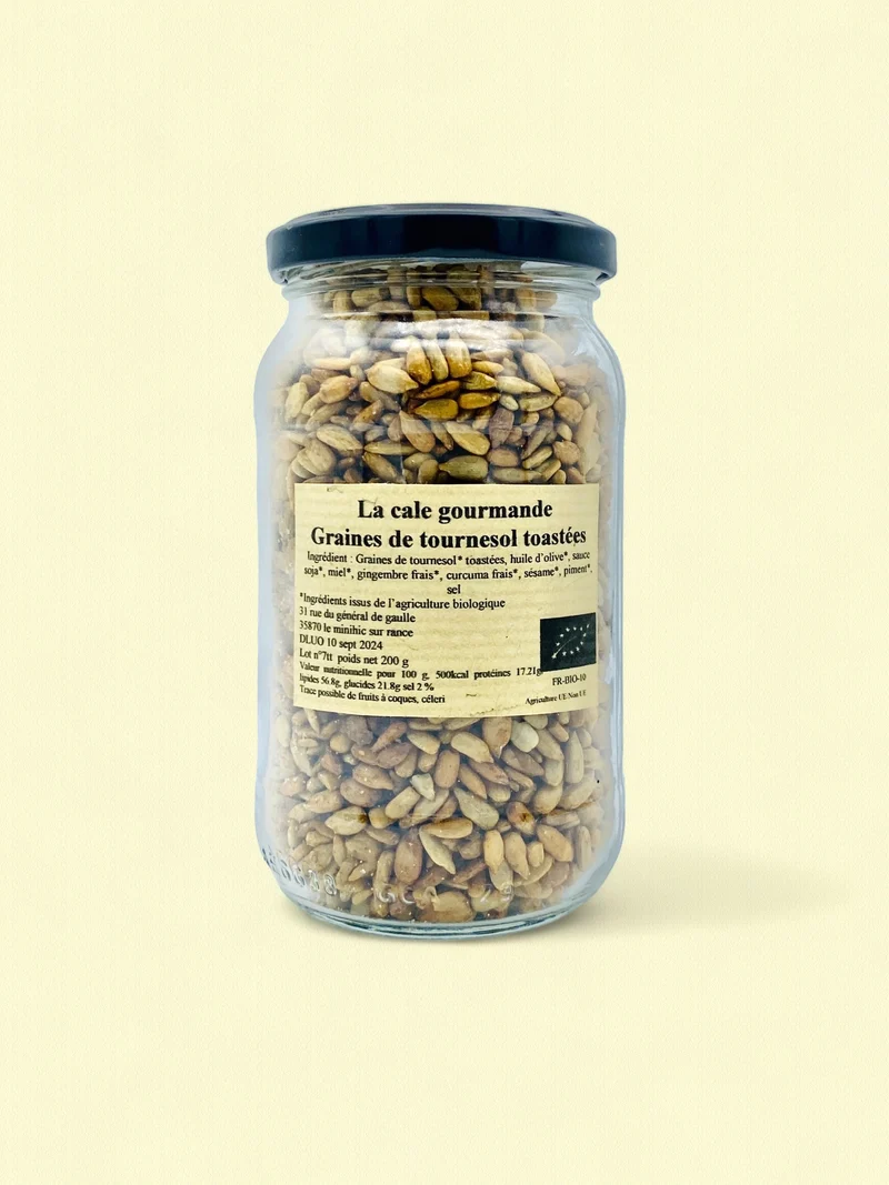 Graines de tournesol toastées